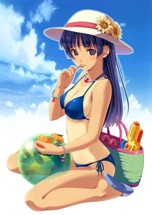 【二次・水着】厳選した美少女の水着エロ画像 その28