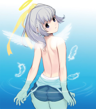 【二次・水着】美少女のカラダにぴっちぴちのスクール水着のエロ画像 その2