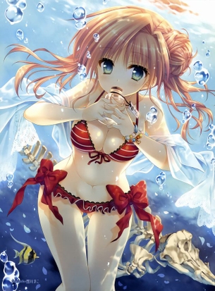 【二次・水着】夏が待ち遠しい、美少女たちの水着画像 その1