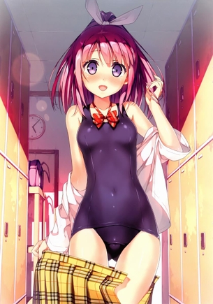 【二次・水着】ぴちっとした感じがエロい・・・ スクール水着の美少女画像 その3