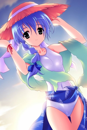 【二次・水着】美しいカラダを露わにしちゃってる、美少女の水着画像 その3