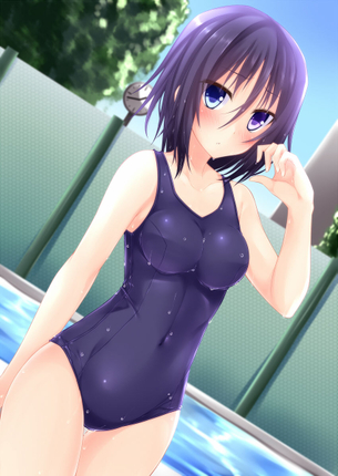 【二次・水着】不思議な魅力で3割増しのスクール水着の美少女画像 その2