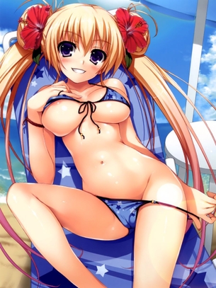 【二次・水着】二次元だったら、ビキニ美少女も見放題だぜ！ひゃっほーい！！ その2