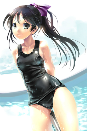 【二次・水着】ぴちぴち、えろえろのスクール水着の美少女画像 その1