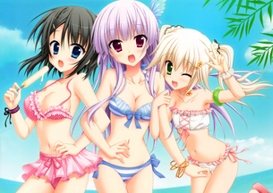 【二次・水着】下着も同然！ビキニ姿の美少女画像 その3