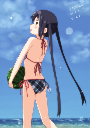 【二次・水着】みんな大好き！けいおん！の水着画像 その1