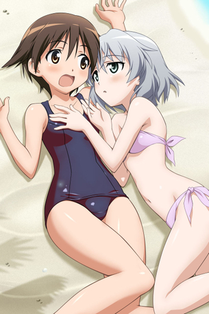 【二次・エロ画像】いまさらですが、スクール水着ってエロいよね？ その12