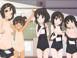 【二次・エロ画像】いまさらですが、スクール水着ってエロいよね？ その4