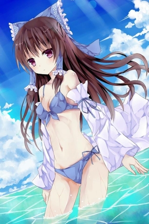 【二次・水着】厳選した美少女の水着エロ画像 その80