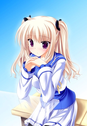 制服が可愛い二次元美少女画像