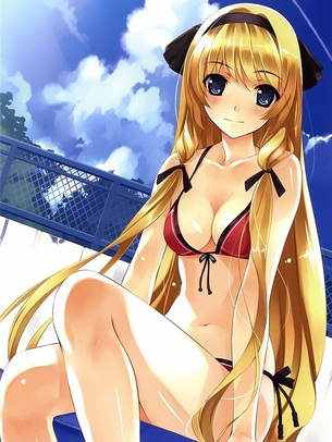 【二次・水着】こんなかわいい女の子と海とかプールとかいきたい・・・！！ その2
