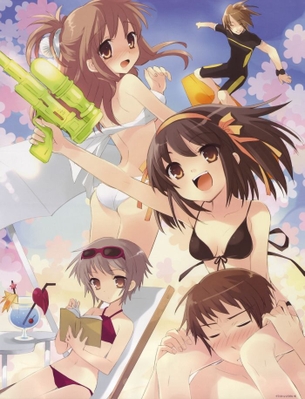 【二次・水着】涼宮ハルヒの憂鬱の水着画像を集めてみた その1