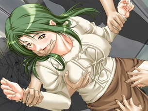 痴漢に囲まれちゃった女の子画像