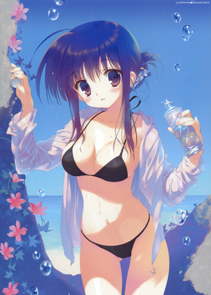 【二次・水着】厳選した美少女の水着エロ画像 その40