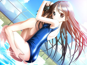 【二次・水着】小学生からやり直したい・・・ スクール水着の美少女画像 その1