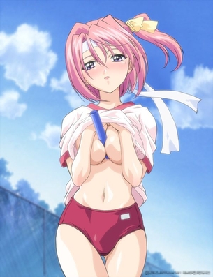 ブルマでエッチする二次元女の子画像