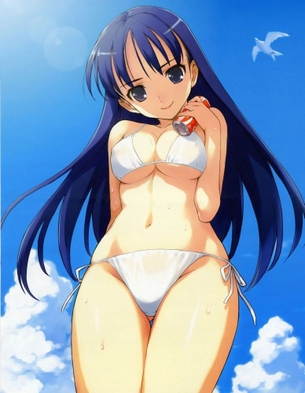 【二次・水着】夏の風物詩、ビキニ姿の美少女画像 その2