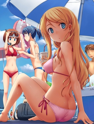 【二次・水着】下着も同然！ビキニ姿の美少女画像 その1
