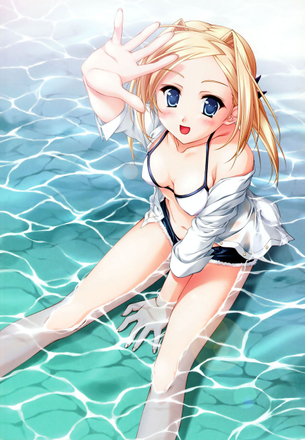 【二次・水着】厳選した美少女の水着エロ画像 その2