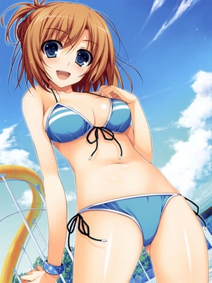 【二次・水着】厳選した美少女の水着エロ画像 その38