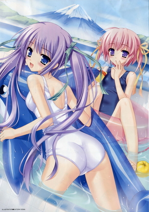【二次・水着】ぴちぴち、えろえろのスクール水着の美少女画像 その2