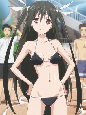【二次・水着】今が旬！プールで肢体をさらす美少女水着画像