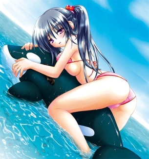 【二次・水着】厳選した美少女の水着エロ画像 その88