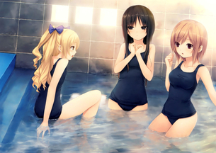 【二次・エロ画像】いまさらですが、スクール水着ってエロいよね？ その3