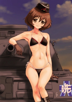 【二次・水着】戦車と水着の最高の組み合わせ！ガールズ＆パンツァーの水着画像