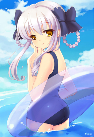 【二次・水着】気分的にスク水美少女がみたいので、今週はスクール水着のエロ画像をアップします その3