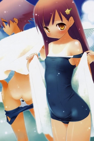 【二次・水着】プールの監視員とか、やってみたかったなぁ・・・ 美少女の水着画像 その2