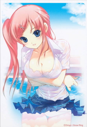 濡れ透けのエロ画像なんです！