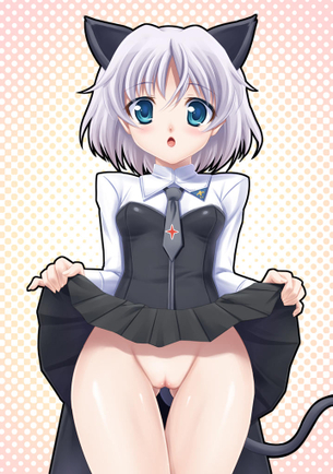 【穿いてない】スカートたくし上げたらノーパンだった！！！part9