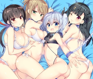 【2次】よりどりみどりな美少女 ハーレム 二次エロ画像 その9【ハーレム】