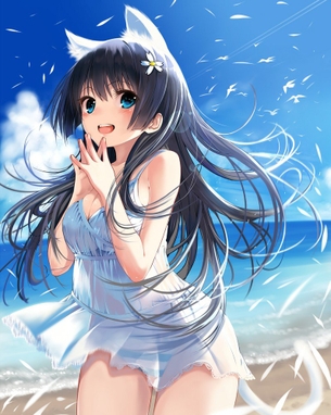 【2次画像】モフモフして可愛らしい獣耳っ娘で癒されたい その10【非エロ】
