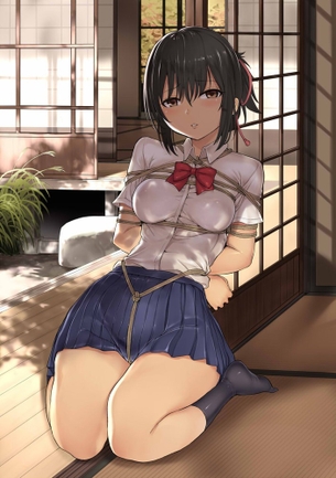 【二次エロ】緊縛されて身動きが取れない女の子の微エロ画像まとめ