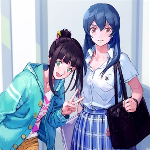 【2次】 ピースサイン してる可愛い女の子の二次画像【ピースサイン・非エロ】