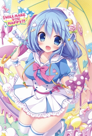 【2次】青色や水色の髪をした女の子の二次エロ画像 その8【 青髪 】