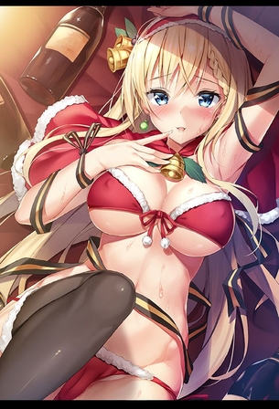 クリスマスプレゼントはワタシ♡　サンタやトナカイ、リボンのコスの美少女エロ画像