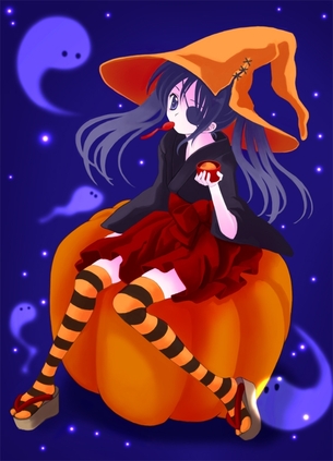 ハロウィンだからか自然と魔女娘画像が集まってくるスレ