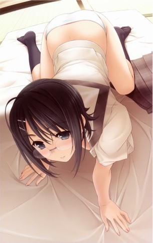 学生服でスカートだけ脱いでる画像下さい。