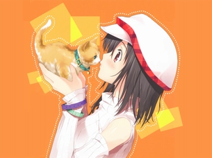 帽子をかぶった可愛い女の子の画像をください
