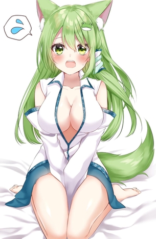 【非・微エロ】木曜日の緑髪美少女画像まとめ　その３０