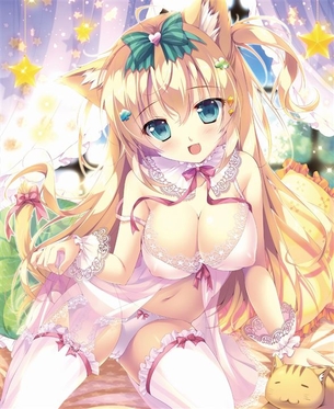 【狐耳娘】キツネ耳が可愛い女の子の二次元エロ画像＆イラスト Part14