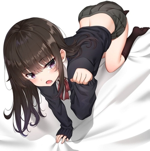 【非・微エロ】月曜日の黒髪美少女画像まとめ　その２８