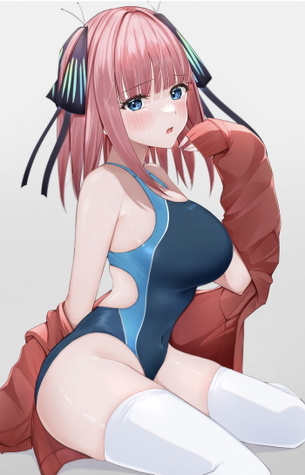 【二次】張り付きと食い込みがエロい競泳水着のエロ画像 Part１５