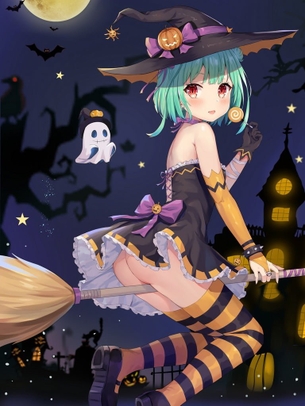 【非・微エロ】お菓子を求めて一心一向！なハロウィンコス美少女まとめ　その４