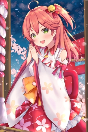 【さくらみこ】お正月なのでエリート巫女の二次画像【ホロライブ】