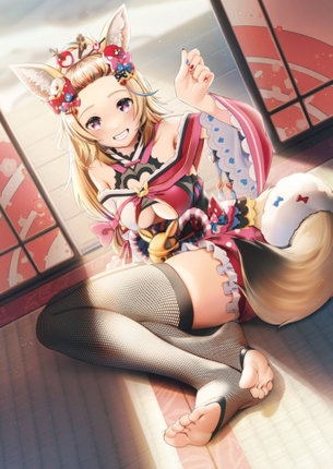 【二次】網ストッキングや網ニーソックスを履いてる女の子のエロ画像