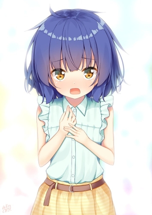 【非・微エロ】水曜日の青髪美少女画像まとめ　その２７